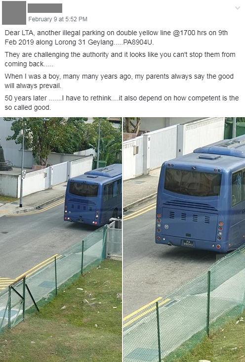 Feb 19: Complained buses parking with engine running, causing air and noise pollution